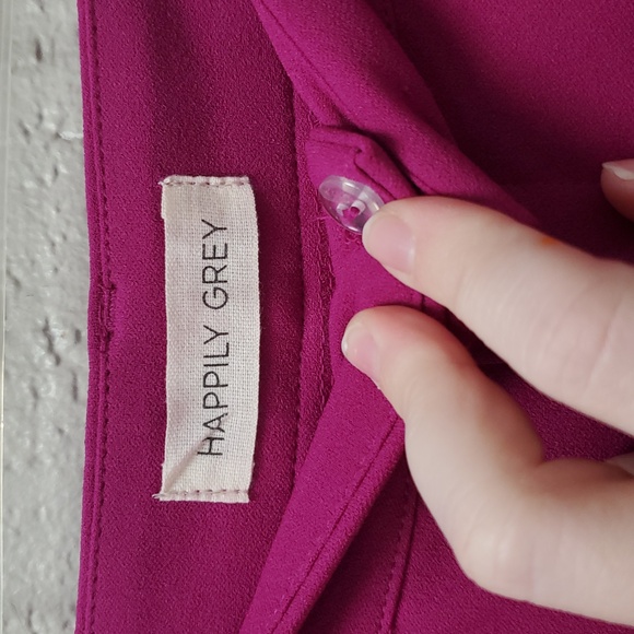 3/$20 Happily Grey size 7 trousers - Picture 4 of 5